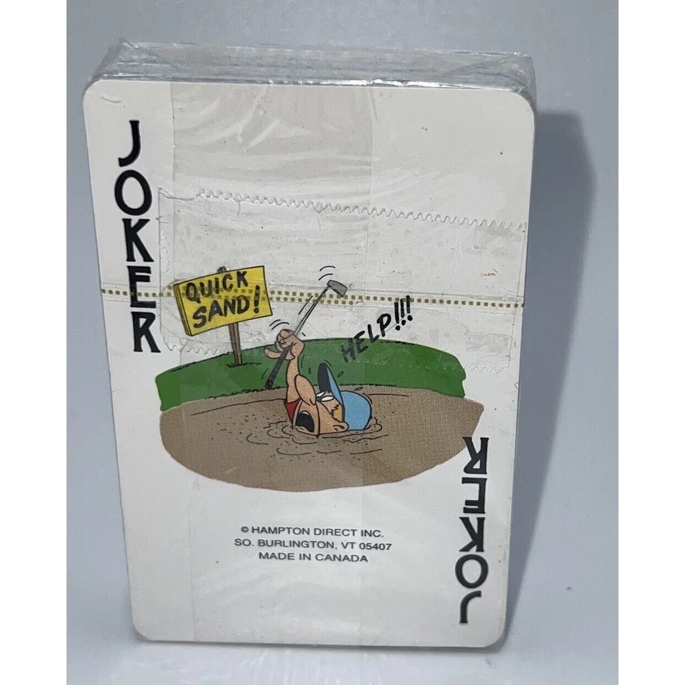 Hamilton Direct Inc. Golf Themed Playing Card Deck New